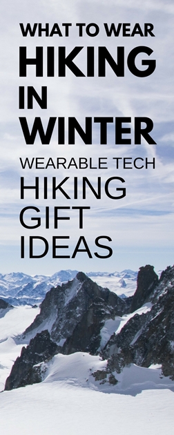 What to wear hiking in winter: Hiking gift ideas with wearable tech like winter jacket heater